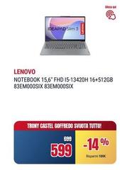 Lenovo - Notebook 15,6