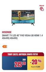 Hisense - Smart Tv Led 40