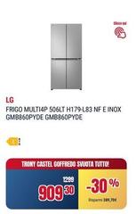 LG - Frigo Multi4p 506lt H179-L83 Nf E Inox GMB860PYDE