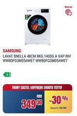 Samsung - Lavat Snella 48cm 8kg 1400g A Vap Inv