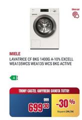 Miele - Lavatrice CF 8kg 1400G A-10% EXCELL WEA135WCS WEA135WCS 8kg ACTIVE