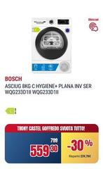 Bosch - Asciuga 8kg C Hygiene+ Plana Inv Ser