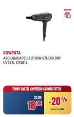 Rowenta - Asciugacapelli 2100w Studio Dry CV581L CV581L