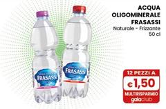 Frasassi - Acqua Oligominerale Naturale-Frizzante 50 Cl