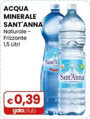 Sant'Anna - Acqua Minerale Naturale-Frizzante 1,5 Litri