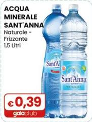 Sant'anna - Acqua Minerale  Naturale - Frizzante 1,5 Litri