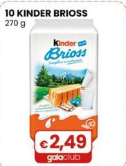 Kinder - 10 Brioss 270 G