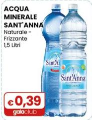Sant'Anna - Acqua Minerale Naturale-Frizzante 1,5 Litri