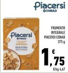 Conad - Piacersi Frumento Integrale