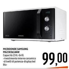 Samsung - Microonde MG23K3614AW