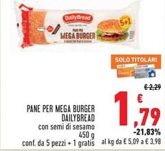 Daily bread - Pane Per Mega Burger