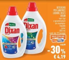 Dixan - Detersivo Per Lavatrice Liquido, Discs