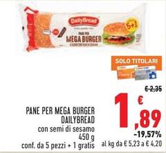 Daily bread - Pane Per Mega Burger