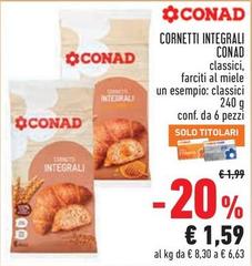 Conad - Cornetti Integrali