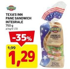 Texa's inn - Inn Pane Sandwich Integrale