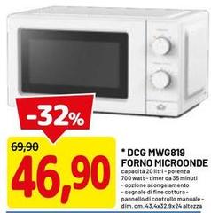 Dcg eltronic - Mwg819 Forno Microonde