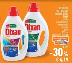 Dixan - Detersivo Per Lavatrice Liquido, Discs