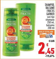 Garnier - Shampoo, Balsamo Fructis