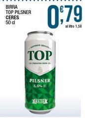 Pilsner - Birra Top  Ceres