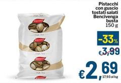Bencivenga - Pistacchi Con Guscio Tostati Salati
