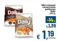 Mini Croissant Cacao/crema Pasticcera