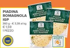 Piadina romagnola - Piadina Romagnola IGP