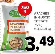 Arachidi In Guscio Tostate