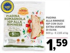 Piadina romagnola - Piadina Alla Riminese IGP Con Olio Extra Vergine Di Oliva