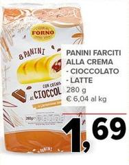Panini Farciti Alla Crema Cioccolato