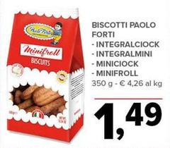 Biscotti Paolo Forti Integralciock/Integralmini