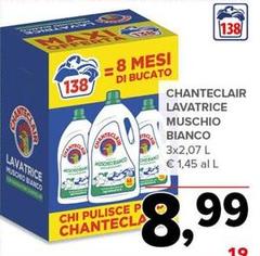 Chanteclair - Lavatrice Muschio Bianco