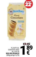 Mulino Bianco - Flauti Al Cioccolato/Al Latte