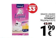 Vitakraft - Snack Liquido Per Gatti