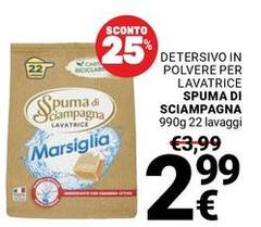 Spuma di Sciampagna - Detersivo In Polvere Per Lavatrice
