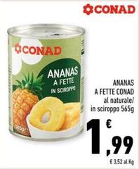 Conad - Ananas A Fette Al Naturale