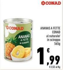Conad - Ananas A Fette