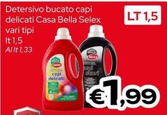 Selex - Detersivo Bucato Capi Delicati Casa Bella