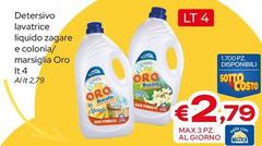 Milka - Detersivo Lavatrice Liquido Zagare E Colonia/ Marsiglia Oro