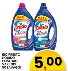 Bio Presto - Liquido Lavatrice
