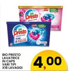 Bio Presto - Lavatrice In Caps