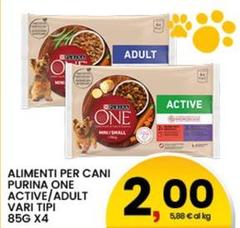 Purina - Alimenti Per Cani One Active/Adult