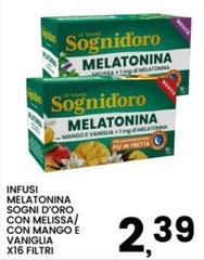 Sogni d'oro - Melatonina Sogni D'Oro Con Melissa/ Con Mango E Vaniglia