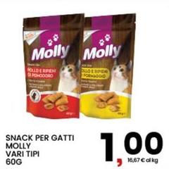 Molly - Snack Per Gatti Vari Tipi