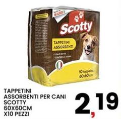 Scotty - Tappetini Assorbenti Per Cani  60x60cm X10 Pezzi