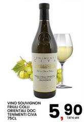 Tenimenti civa - Vino Souvignon Friuli Colli Orientali DOC