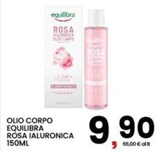 Equilibra - Olio Corpo  Rosa Ialuronica