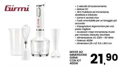 Girmi - Mixer Ad Immersione Con Kit