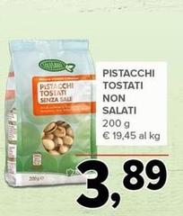 Pistacchi Tostati Non Salati