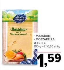 Colle maggio - Maasdam/Mozzarella A Fette