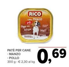 Rico - Patè Per Cane Manzo